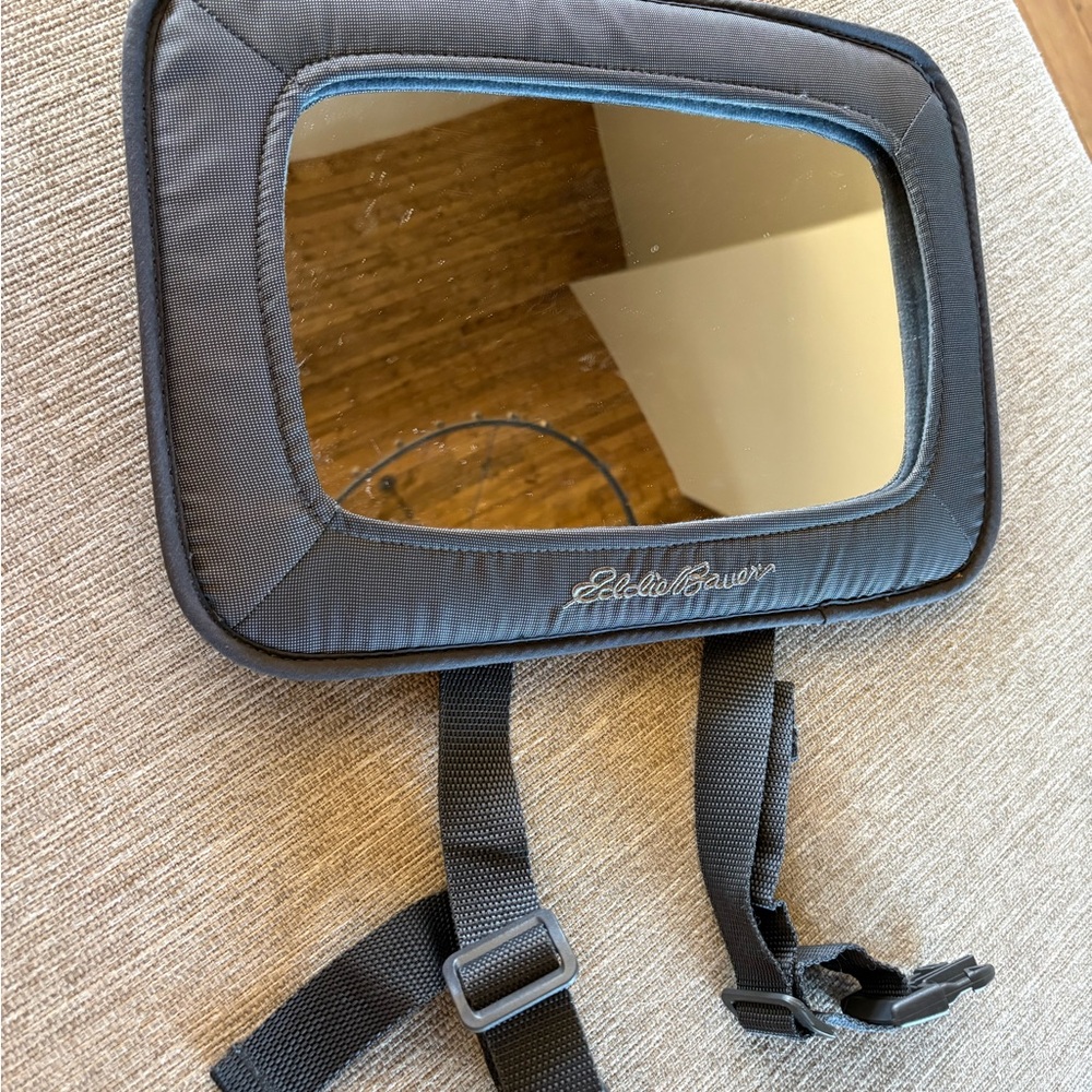 Eddie Bauer Black Adjustable Car Mirror